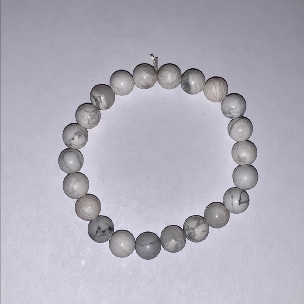 White marbled bracelet
